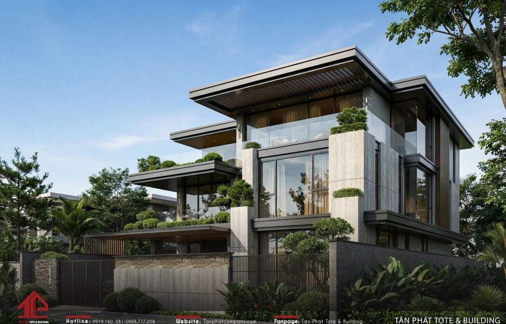 Biệt thự do Tân Phát thiết kế và thi công tại Quy Nhơn
